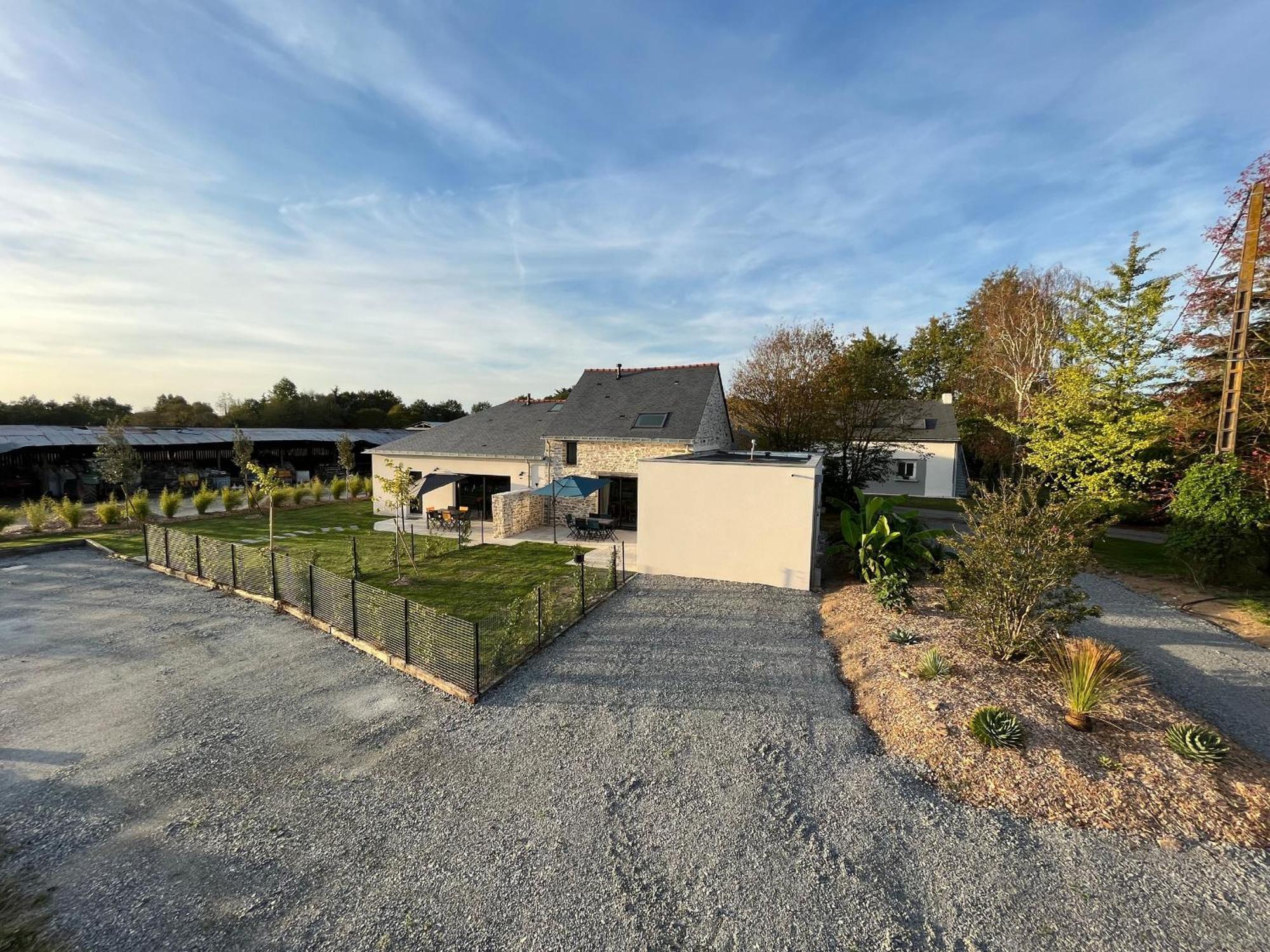 Gite Familial Renove Pres Du Canal De Nantes Avec Jardin, Terrasse, Wifi Et Chambres Mansardees - Fr-1-306-1263 Nort-sur-Erdre  المظهر الخارجي الصورة
